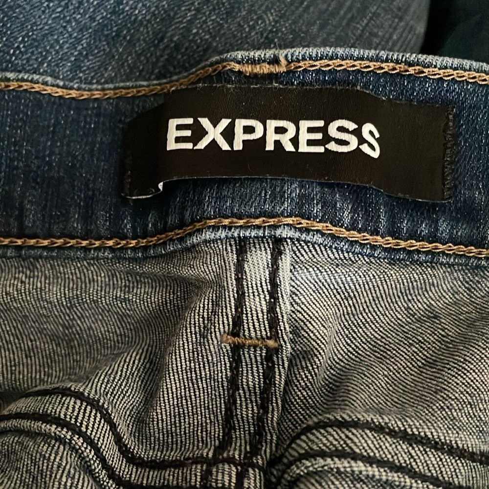 Express Stretch+ Performance Destructed Mid-Rise … - image 2